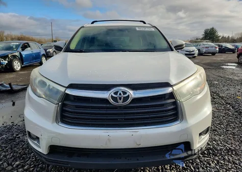 2015 Toyota Highlander Limited из США, поврежденный, VIN 5TDYKRFH9FS064056